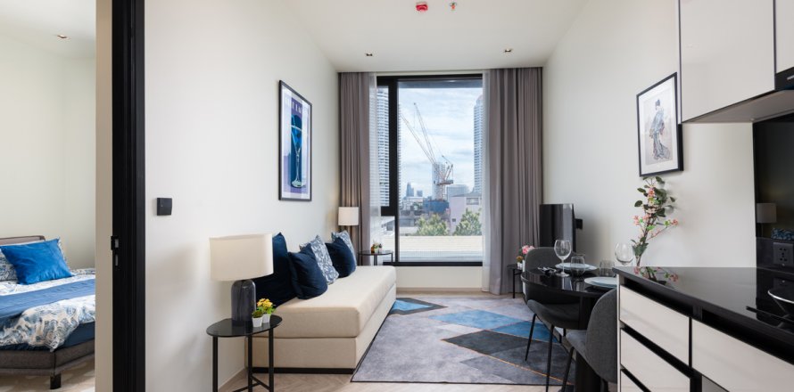 Condo à Khlong San, Bangkok, Thaïlande, 1 chambre à CHAPTER CHAROENNAKHORN-RIVERSIDE
  № 241943