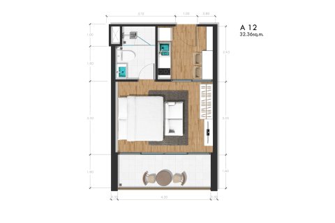Sobre plano The Proud Condominium en Phuket, Tailandia № 18614 - foto 8