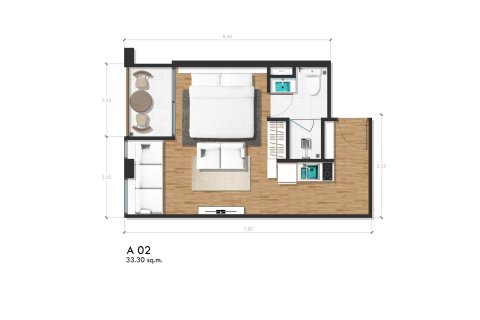 Sobre plano The Proud Condominium en Phuket, Tailandia № 18614 - foto 8