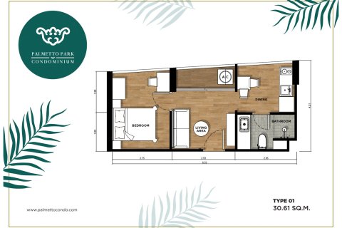Sobre plano Palmetto Park Condominium en Phuket, Tailandia № 18388 - foto 8