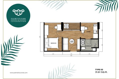 Sobre plano Palmetto Park Condominium en Phuket, Tailandia № 18388 - foto 8