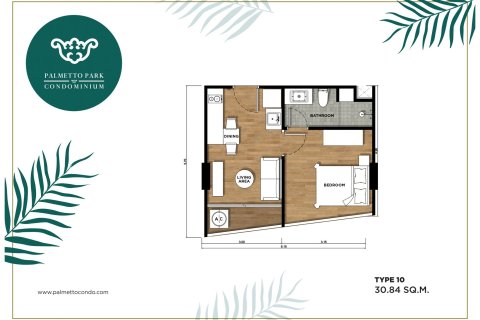 Sobre plano Palmetto Park Condominium en Phuket, Tailandia № 18388 - foto 8