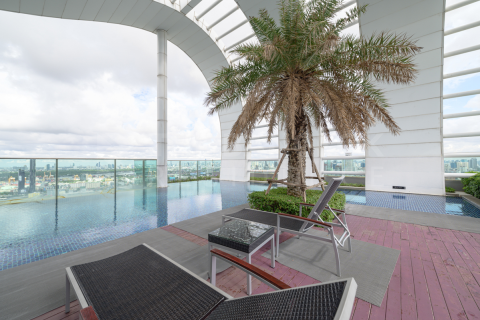 Condo à Bangkok, Thaïlande, 1 chambre № 249376