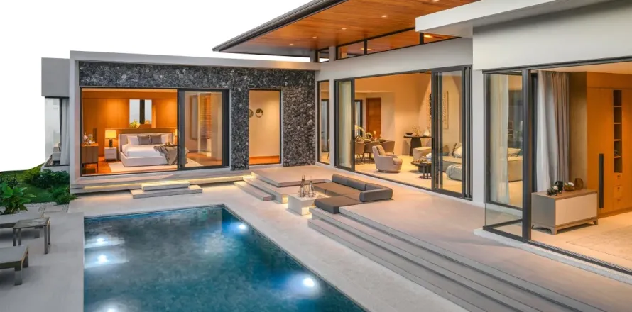 Casa de 3 dormitorios en Bang Tao, Tailandia № 75507