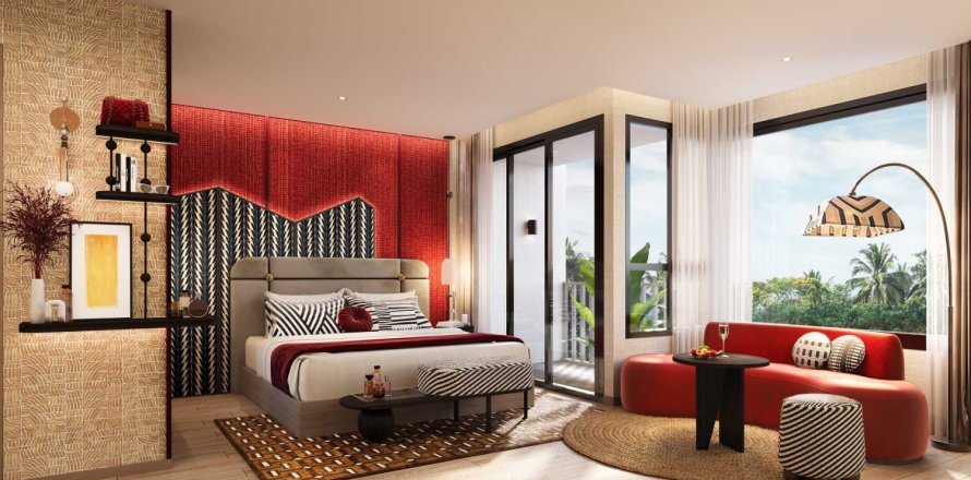 Estudio en el condominio en Bang Tao, Tailandia № 84893