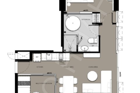 Wohnung in Hua Hin, Thailand 1 Schlafzimmer № 254771 - Foto 14