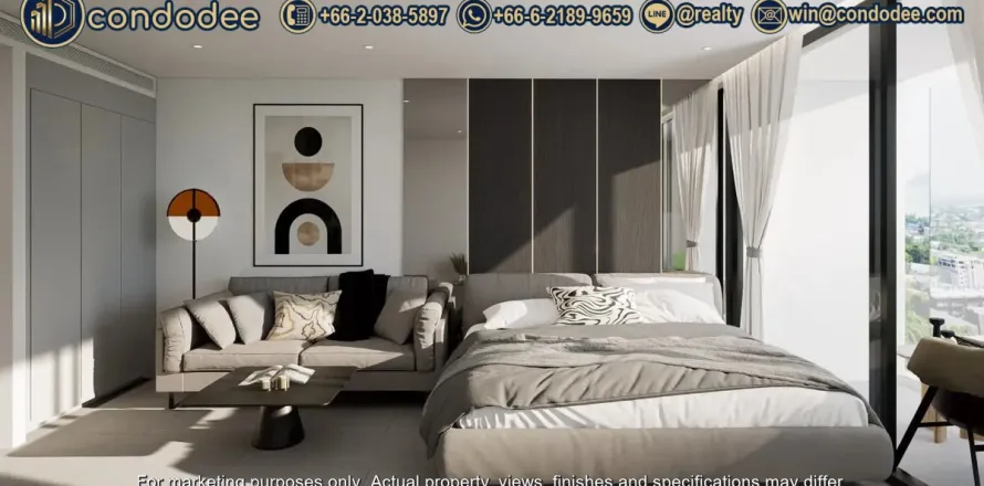 Studio in the Condo in Bangkok, Thailand № 251050