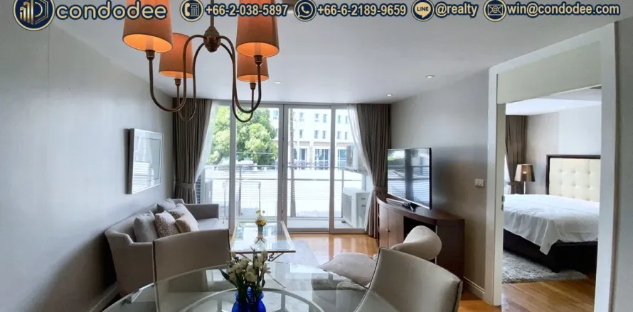 Condo à Watthana, Bangkok, Thaïlande, 2 chambres  № 200968
