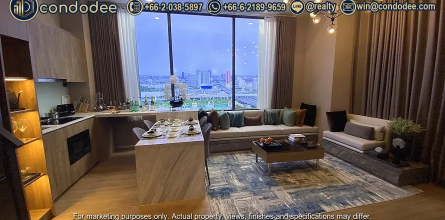 Eigentumswohnung in Huai Khwang, Bangkok, Thailand, 2 Schlafzimmer № 251044