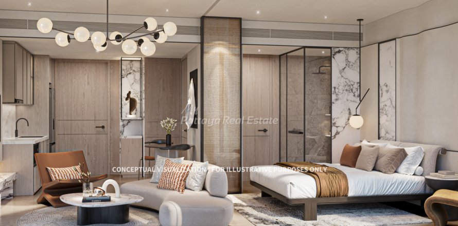 Condominio de 1 dormitorio en Pattaya, Tailandia № 254845