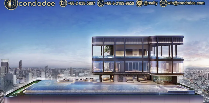 Eigentumswohnung in Khlong San, Bangkok, Thailand, 1 Schlafzimmer  № 234328