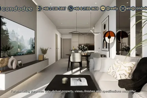 Eigentumswohnung in Bangkok, Thailand, 2 Schlafzimmer № 251051