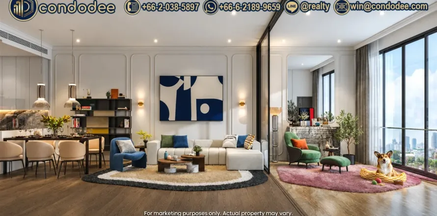 Eigentumswohnung in Bangkok, Thailand, 2 Schlafzimmer № 251064