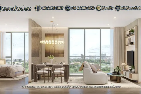 คอนโดมิเนียมในพระโขนง, กรุงเทพฯ, ประเทศไทย, 2 ห้องนอน № 241592