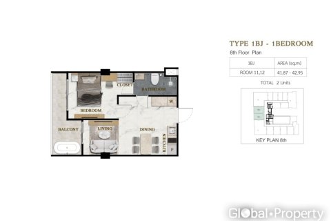 Condo in Pattaya, Thailand, 1 bedroom  № 234178 - photo 21