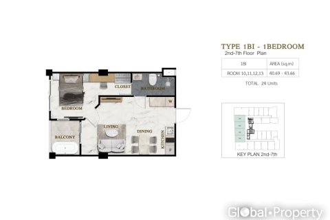 Condo in Pattaya, Thailand, 1 bedroom  № 234178 - photo 20