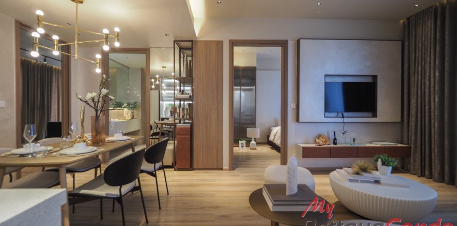 Condominio de 2 dormitorios en Pattaya, Tailandia № 234236