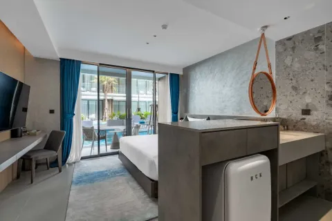 Estudio en el condominio en Bang Tao, Tailandia № 120948 - foto 4