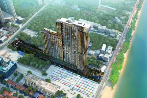Eigentumswohnung auf Jomtien Beach, Pattaya, Thailand, 1 Schlafzimmer  № 241958 - Foto 15
