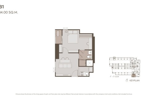 Eigentumswohnung in Thonburi, Bangkok, Thailand, 1 Schlafzimmer № 234299 - Foto 23
