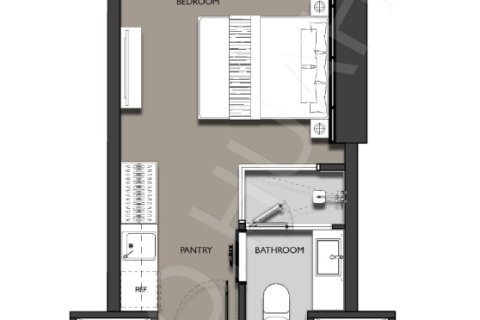 Appartement à Hua Hin, Thaïlande 1 chambre № 254763 - photo 16