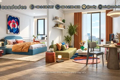 Eigentumswohnung in Bangkok, Thailand, 1 Schlafzimmer  № 251062