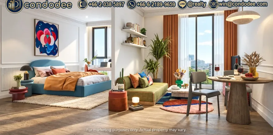 Eigentumswohnung in Bangkok, Thailand, 1 Schlafzimmer № 251062