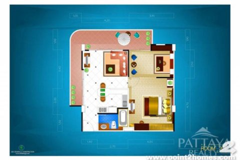 Condominio de 1 dormitorio en Pattaya, Tailandia № 242778 - foto 5