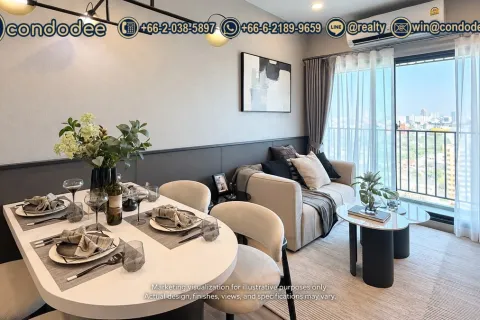 Eigentumswohnung in Ratchathewi, Bangkok, Thailand, 2 Schlafzimmer  № 234321 - Foto 2
