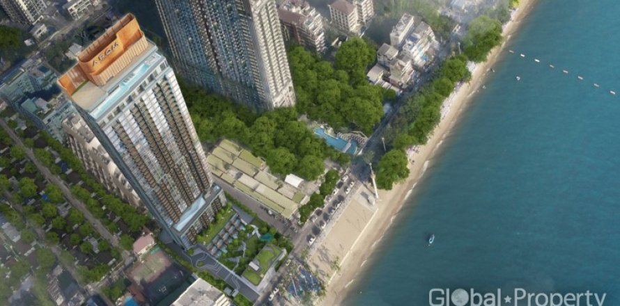 Condo in Pattaya, Thailand, 2 bedrooms № 234175