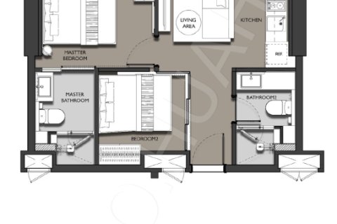 Apartment in Hua Hin, Thailand 2 bedrooms № 254773 - photo 13