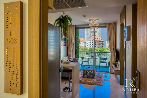 Condominio de 1 dormitorio en Pattaya, Tailandia en The Riviera Wongamat Beach  № 243384