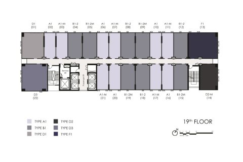 Condo in Bangkok, Thailand, 1 bedroom  № 241968 - photo 7