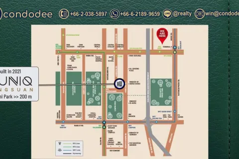Eigentumswohnung in Pathum Wan, Bangkok, Thailand, 1 Schlafzimmer  № 201210 - Foto 9