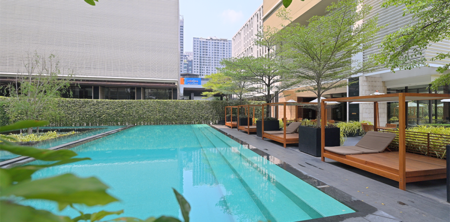 Condo à Bangkok, Thaïlande, 1 chambre № 187904