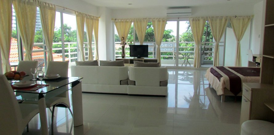 Estudio en el condominio en Jomtien Beach, Pattaya, Tailandia № 242849