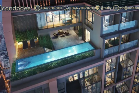 Condo in Sathon, Bangkok, Thailand, 3 bedrooms  № 201181 - photo 23