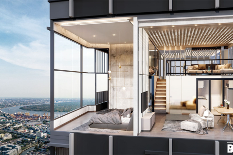 Eigentumswohnung in Bangkok, Thailand, 1 Schlafzimmer  № 247980