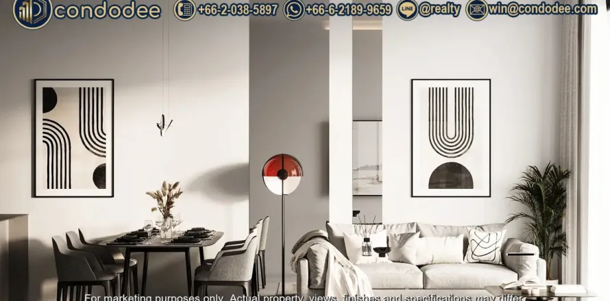 Eigentumswohnung in Bangkok, Thailand, 3 Schlafzimmer № 251057