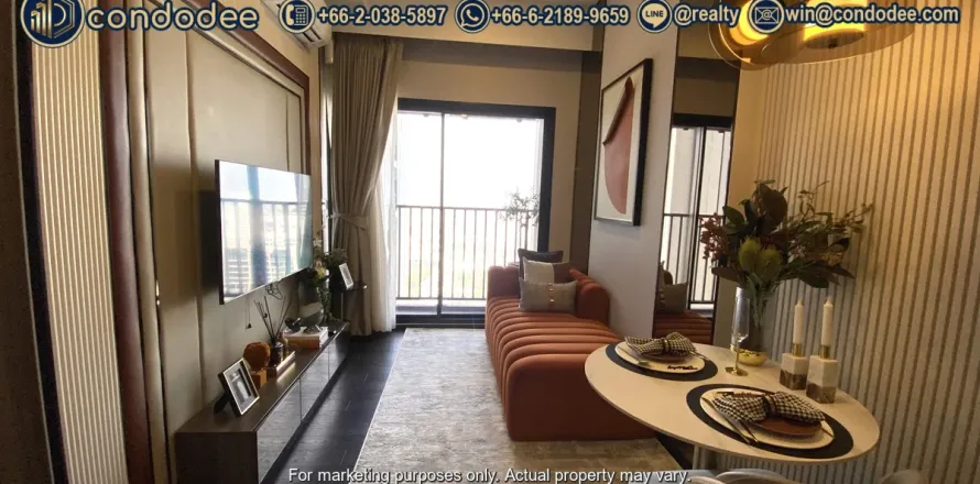 Condo à Watthana, Bangkok, Thaïlande, 1 chambre № 200945