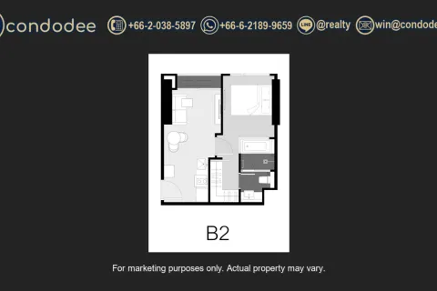 Condo à Watthana, Bangkok, Thaïlande, 1 chambre № 200945 - photo 7