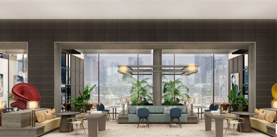 Condo à Bangkok, Thaïlande, 1 chambre № 188937