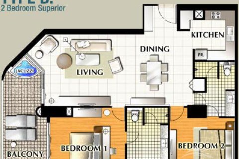 Condominio de 2 dormitorios en Pattaya, Tailandia № 242945 - foto 10