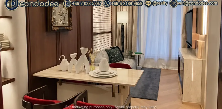 Кондоминиум с 1 спальней в Кхлонг Сане, Бангкок, Таиланд № 234331