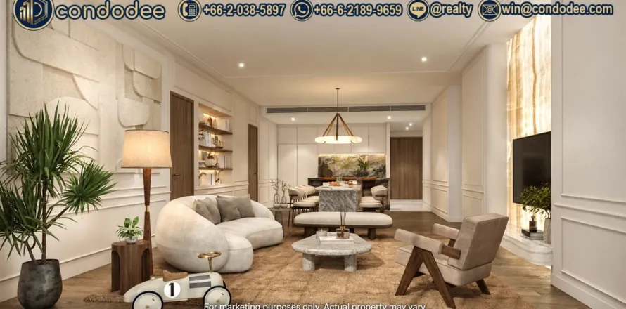 Eigentumswohnung in Bangkok, Thailand, 3 Schlafzimmer № 251066