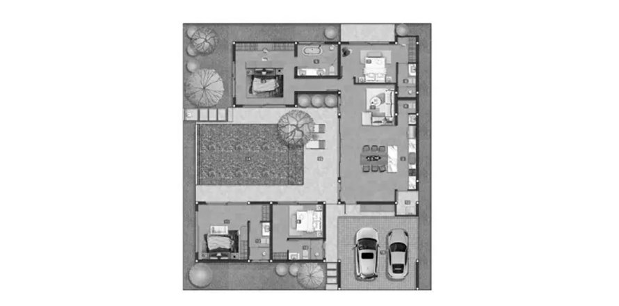 Villa Grundriss «4BR-12», 4 Schlafzimmer in Mouana Kohkaew
