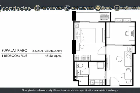 Кондоминиум с 1 спальней в Ратчатхеви, Бангкок, Таиланд № 234322 - фото 6