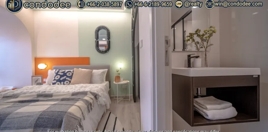 สตูดิโอในคอนโดมิเนียมในกรุงเทพฯ, ประเทศไทย № 241582