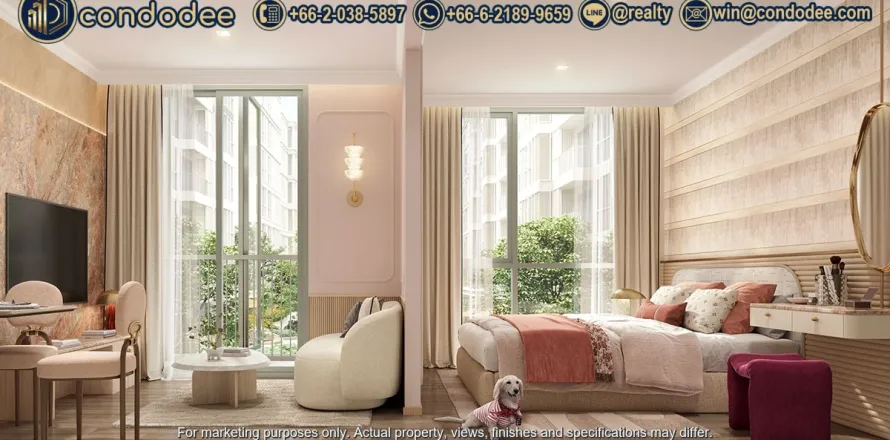 คอนโดมิเนียมในกรุงเทพฯ, ประเทศไทย, 1 ห้องนอน № 241596