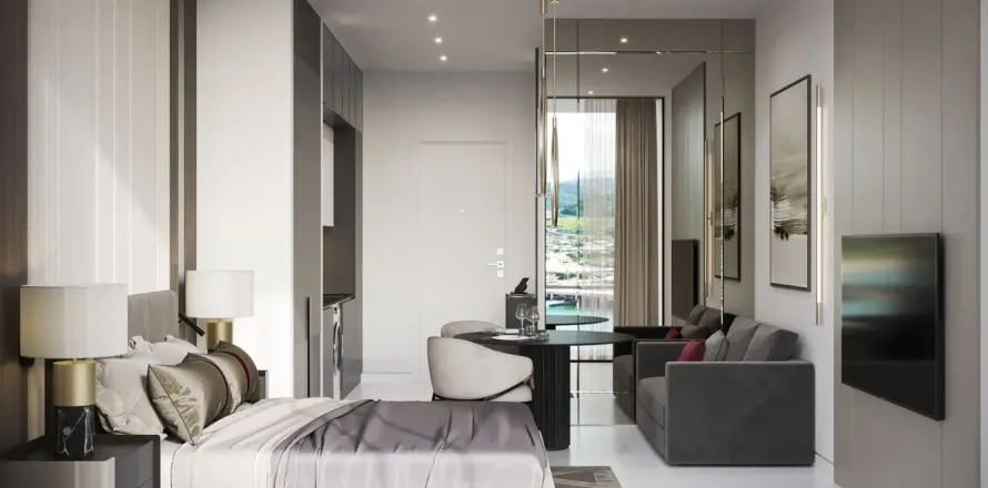 Estudio en el condominio en Bang Tao, Tailandia № 153830